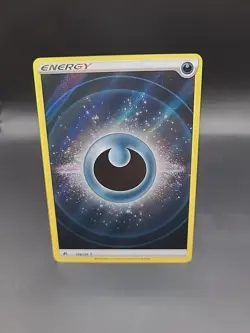 Textured Darkness Energy 158/159 | Pokemon TCG S&S Crown Zenith | Holo | NM-M - Image 1