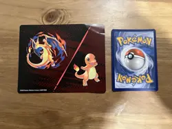 Pokemon Ascended Heroes Charmander 20/217 Cosmo Holo Promo And Sticker - Image 2