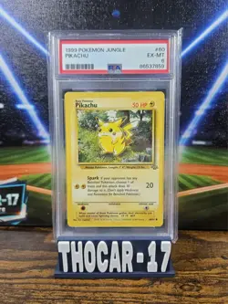 1999 Pokemon Jungle Pikachu #60/64 PSA 6 - Image 1