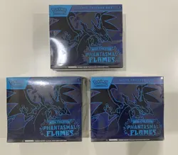 Pokemon TCG Phantasmal Flames ETB Elite Trainer Box x3 | New & Sealed | - Image 1