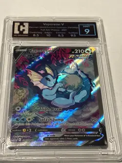 VAPOREON V PROMO SWSH181 VAPOREON VMAX PREMIUM COLLECTION 2021 POKEMON SWORD - Image 1