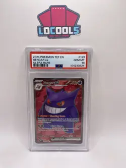 2024 POKEMON TEF EN-TEMPORAL FORCES ULTRA RARE #193 GENGAR EX PSA 10 - Image 1