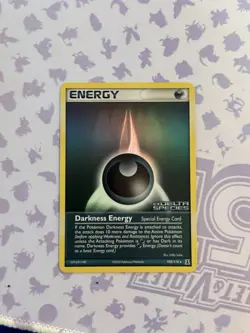 Darkness Energy 103/113 Pokemon 2005 Delta Species Reverse Holo STAMPED NM - Image 1
