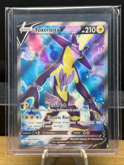 Toxtricity V 182/192 Rebel Clash NM Full Art Ultra Rare - Image 3