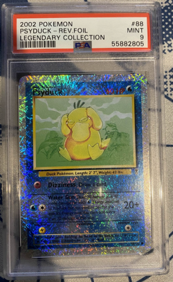 Pokemon Psyduck Legendary Collection Reverse Holo PSA 9 WOTC FREE SHIP - Image 1