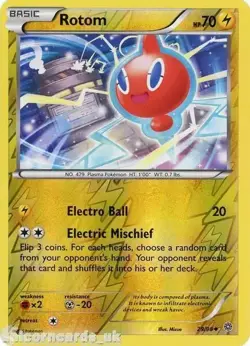 Pokemon TCG Rotom Ancient Origins 29/98 Reverse Holo Uncommon - Image 1