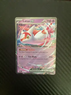 LATIAS EX 076/191 SURGING SPARKS POKEMON (DOUBLE RARE, NM) - Image 1