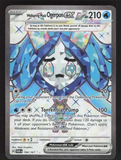 Wellspring Mask Ogerpon ex 194/167 Pokemon Twilight Masquerade NM - Image 1