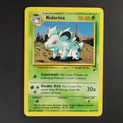 Nidorina 53/130 Base set 2 Pokemon TCG VG Condition Non Holo - Image 1