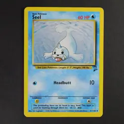 Seel 61/130 Base set 2 Pokemon TCG VG Condition Non Holo - Image 1