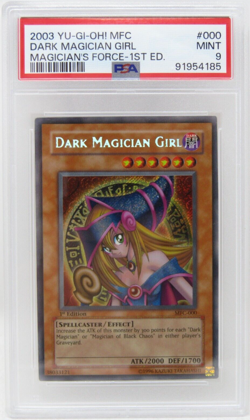 Yu-Gi-Oh! Dark Magician Girl Magician's Force 1st Ed MFC-000 PSA 9 Mint - Image 1