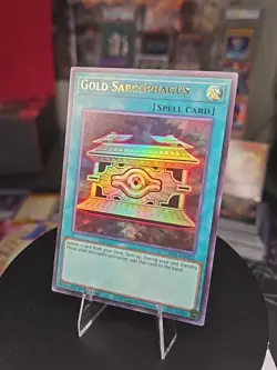 Gold Sarcophagus CH01-EN032 Ultra Rare FOIL BLEED Yu-Gi-Oh TCG - Image 1