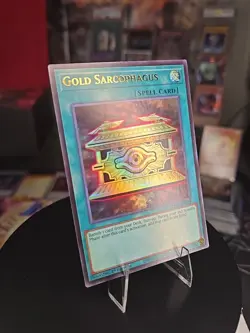 Gold Sarcophagus CH01-EN032 Ultra Rare FOIL BLEED Yu-Gi-Oh TCG - Image 2
