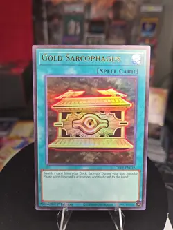 Gold Sarcophagus CH01-EN032 Ultra Rare FOIL BLEED Yu-Gi-Oh TCG - Image 3
