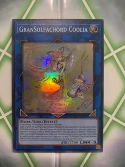 Yugioh! GranSolfachord Coolia - CYAC-EN049 - Super Rare - 1st Edition Near Mint, - Image 1