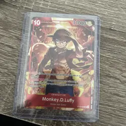 One Piece TCG Monkey D Luffy ST10-006 SR Treasure Booster Set Promo SEALED - Image 1