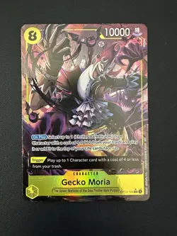 Near Mint Gecko Moria OP14-104 Alternate Art SR The Azure Sea’s Seven Eng OPCG - Image 1