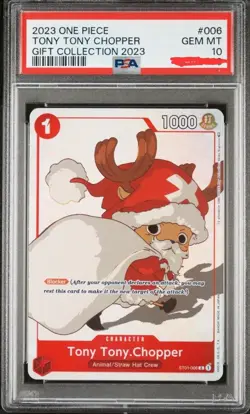 Tony Tony Chopper ST01-006 PSA 10 Gift Collection 2023 One Piece - Image 1
