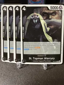 St. Topman Warcury Playset - OP13-089 x4 - Carrying On His Will - One Piece TCG - Image 1