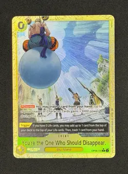 One Piece PRB02 You're the One Who Should Disappear Alt Art OP06-115 English - Image 2