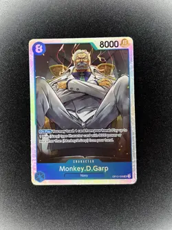 Monkey D Garp OP12-056 One Piece Legacy of the Master Foil ENGLISH SR Super Rare - Image 1