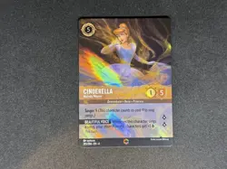 Disney Lorcana Card Cinderella Melody Weaver 205/204 Enchanted Holo Foil UR - Image 1
