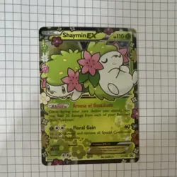 Pokemon Shaymin EX XY148 XY Promo Holo Basic 110 HP TCG Card - Image 1