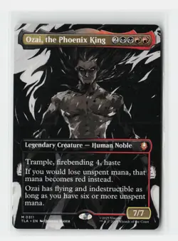 Ozai, the Phoenix King Avatar Borderless 0311 Magic The Gathering MTG Card - Image 1