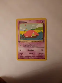 Pokemon Card Team Rocket Set 1st Edition Slowpoke 67/82 - Image 1