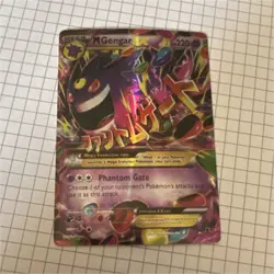 Pokemon M Gengar EX 35/119 XY Phantom Forces Ultra Rare Full Art Holo Card - Image 1