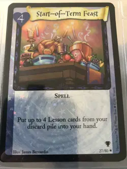 Start Of Term Feast - Holo Foil | 27/80 | Quidditch Cup | Harry Potter TCG Card - Image 1
