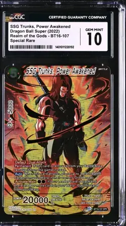 Dragon Ball Super 2022 Collector's Card Power Awakened- Realm of the Gods CCG 10 - Image 1