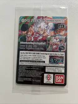 Bandai Monkey D Luffy One Piece Promo College Basketbal Voyage Card Unopened - Image 2