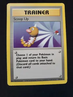 Scoop Up - 78/102 - Pokemon Base Set Unlimited Rare Card WOTC MP - Image 1