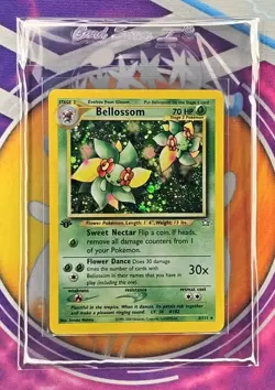 🔥2000 Vintage Pokemon Bellossom Neo Genesis Holo Rare 3/111 English NICE Card📈 - Image 1