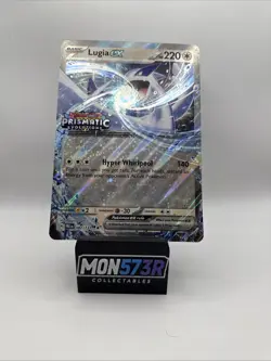 Pokemon Lugia EX Double Rare Holo Card Prismatic Evolutions 082/131 Jumbo - Image 1