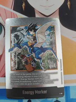 Energy Marker E-86 Silver Manga Booster 02 Dragon Ball Card English - Image 1