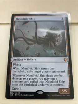Nautiloid Ship Commander Legends: Battle for Baldur's Gate Regular. Mtg. NM - Image 1