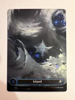 Island (Borderless) (Galaxy Foil) 0368 (L) MTG Edge of Eternities (EOE) (b) - Image 1