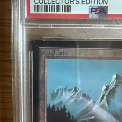 1993 Magic: the Gathering ✨MOUNTAIN✨ CE PSA 9 MtG WOTC - Image 2
