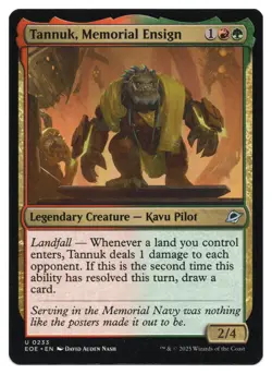 MTG Tannuk, Memorial Ensign | #233 Edge of Eternities | English - Image 1