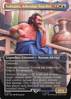 Sokrates, Athenian Teacher (Borderless) Universes Beyond: Assassin's Creed Reg - Image 1