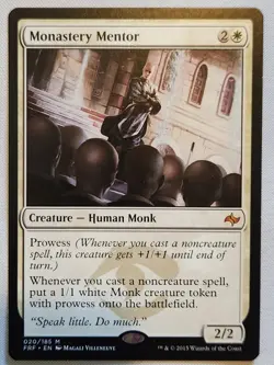 MTG Magic [x1] Monastery Mentor [x1] Fate Reforged M/NM - Image 1