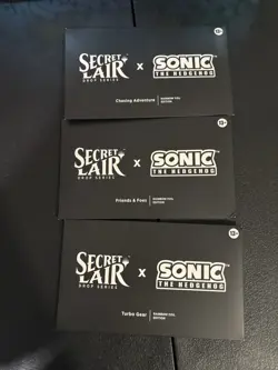Magic the Gathering MTG Secret Lair X Sonic The Hedgehog Superdrop Foil Edition - Image 1