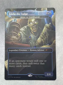 Bruvac The Grandiloquent (Eddie The Judge) FOIL Iron Maiden Secret Lair In Hand - Image 1