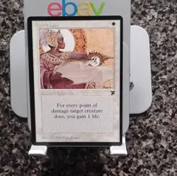 Magic: The Gathering Spirit Link Enchantment White Regular Kaja Foglio 1994 - Image 1