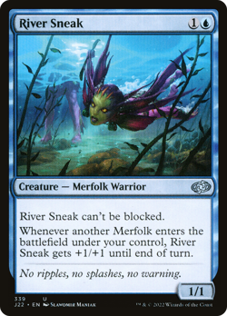 River Sneak 339 | Near Mint | J22 Jumpstart 2022 Magic MTG - Image 1