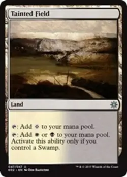 4x Tainted Field NM-Mint, English Explorers of Ixalan MTG Magic - Image 1