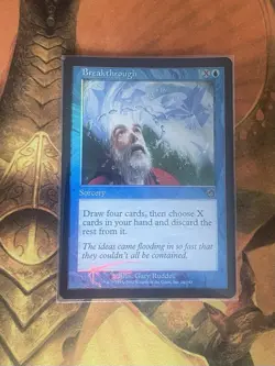 1x Breakthrough - Foil Heavy Play MTG Magic - Torment - Image 1