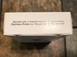 MTG Secret Lair x Transformers: Optimus Prime vs. Megatron Foil Edition, Sealed - Image 5